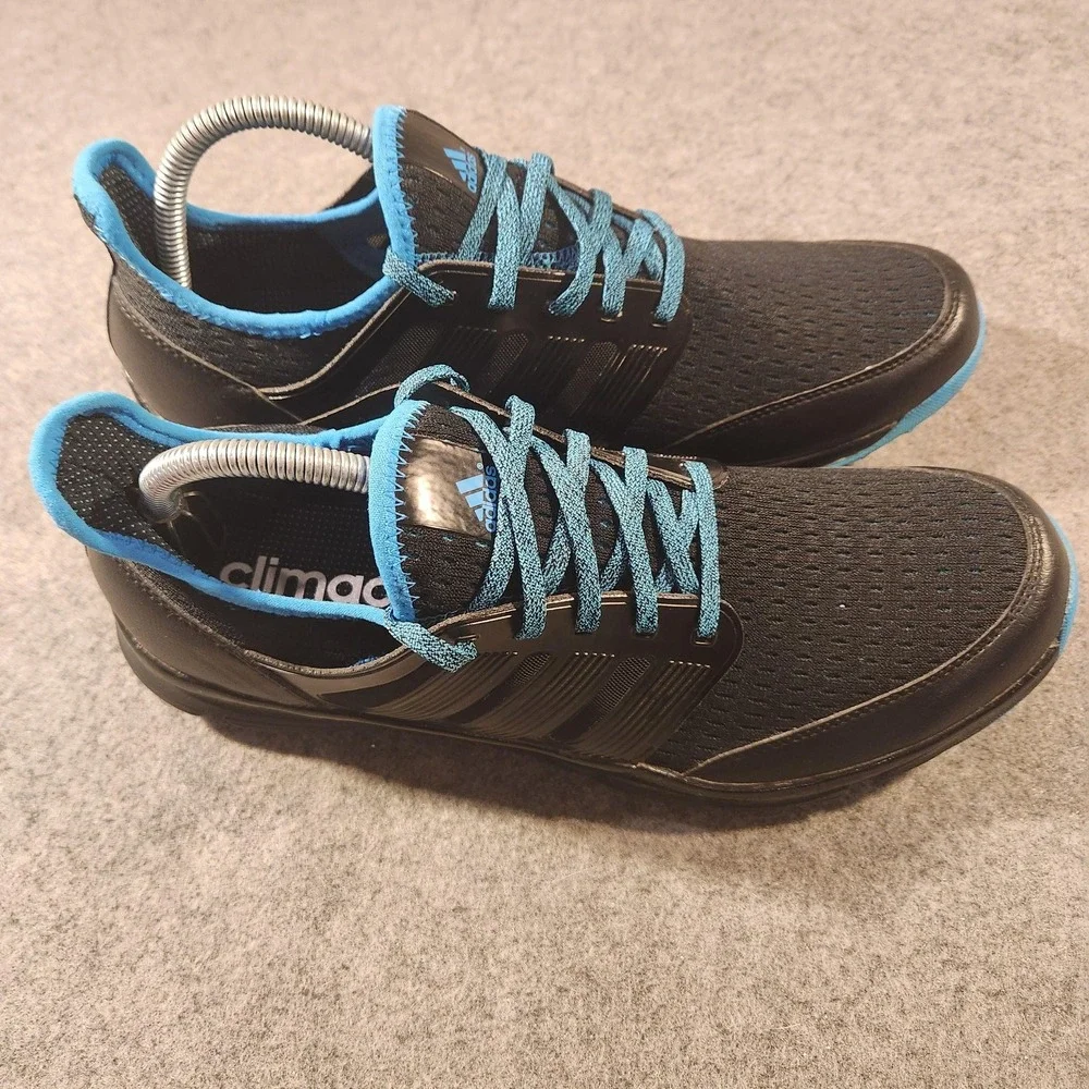 Adidas Climacool Golf‎ Shoes Mens Black Blue Spikeless Sprintframe Turf 10.5